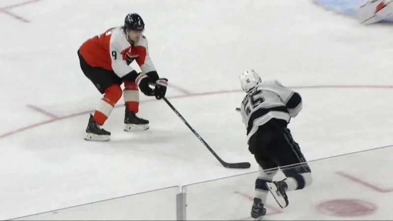 Kempe scores twice, assists on game-winner as Kings down Flyers in OT