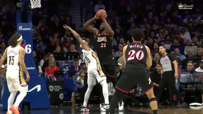 Joel Embiid's 40 points lead 76ers to victory over Pelicans after P...