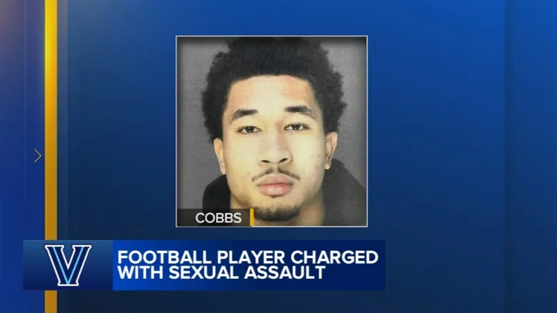 Villanova football player charged in sexual assault of another student