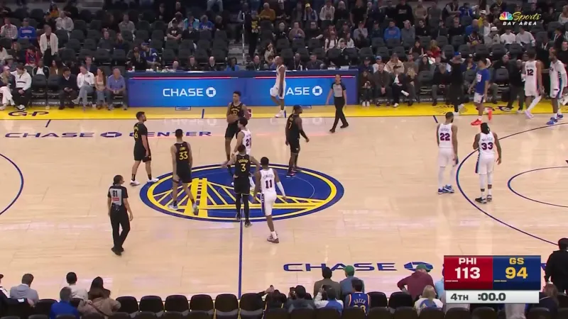 VJ Edgecombe scores 25 in 76ers' 4th straight win, 113-94 over Warr...