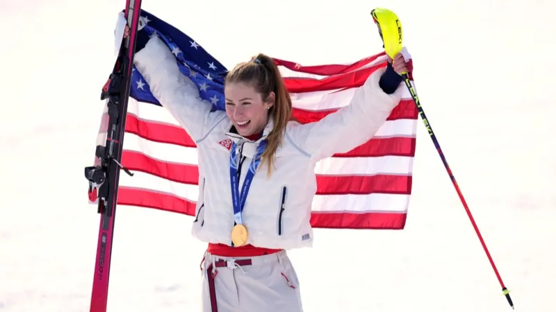 US star Mikaela Shiffrin wins slalom to break 8-year Olympic drought