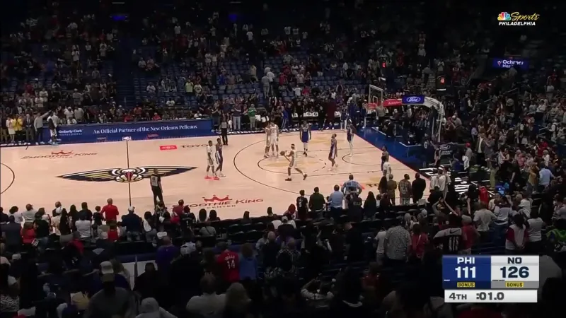 Jordan Poole's 2nd-half surge helps the Pelicans top the 76ers, 126...