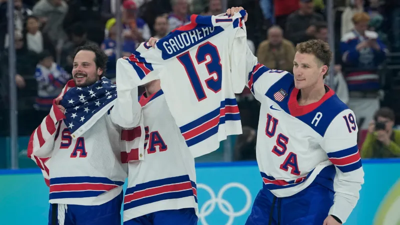 Team USA honors Johnny Gaudreau after overtime win for Olympic gold
