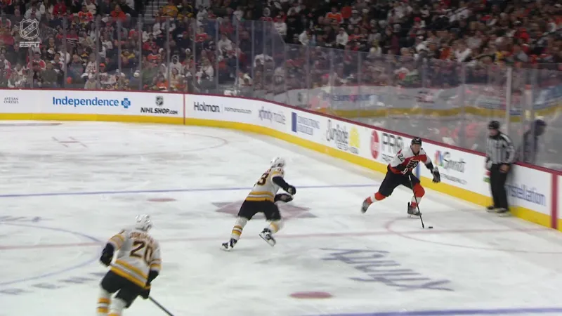 Travis Konecny, Dan Vladar lead Flyers past Bruins, 3-1