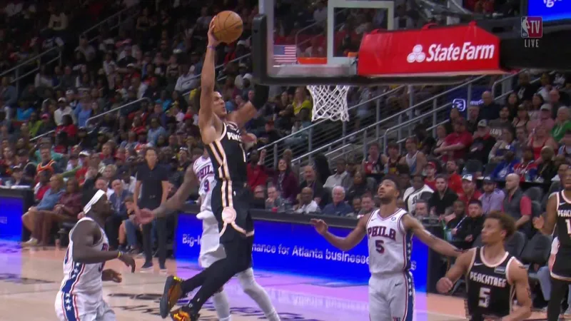 Johnson scores 35 in Hawks' 126-116 win over 76ers as Maxey leaves ...