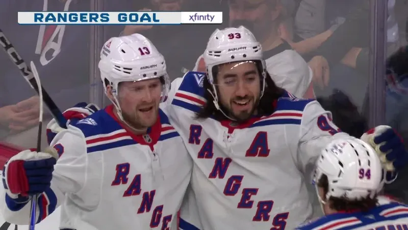 Zibanejad's 3-point game helps Rangers rout Flyers 6-2