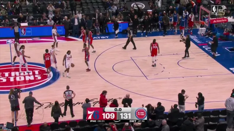 Pistons beat 76ers 131-109 for 2nd straight victory after 4-game skid
