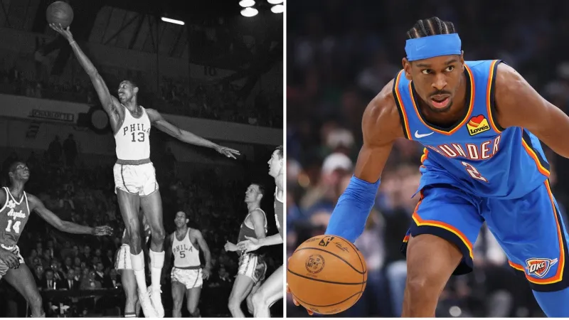 Gilgeous-Alexander eclipses Wilt for NBA's longest 20-point streak