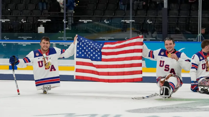 US wins in Para ice hockey final to complete historic clean sweep