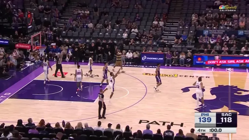 VJ Edgecombe erupts for 38 as the 76ers beat the Kings 139-118