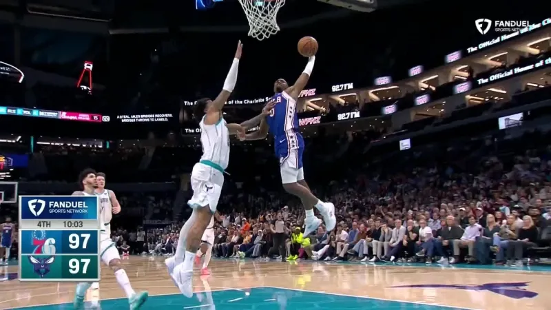 Embiid, George rally 76ers' to 118-114 win over Hornets, snap Charl...