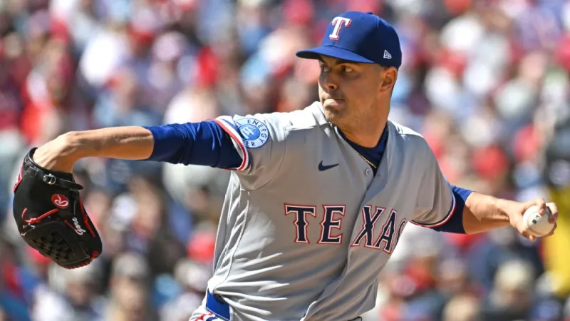 McKenzie Gore wins first with Rangers; Andrew McCutchen hits HR