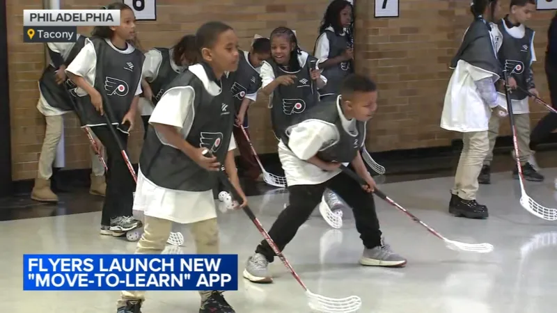 Flyers get kids moving during wellness event at elementary school