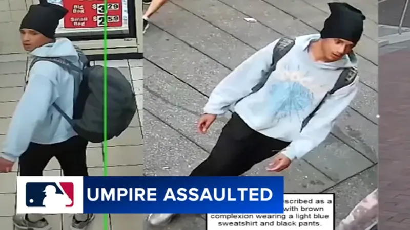 MLB umpire among 2 robbed in Center City; suspect wanted
