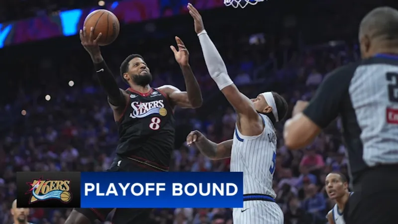 76ers clinch playoff spot after defeating Magic in play-in tournament