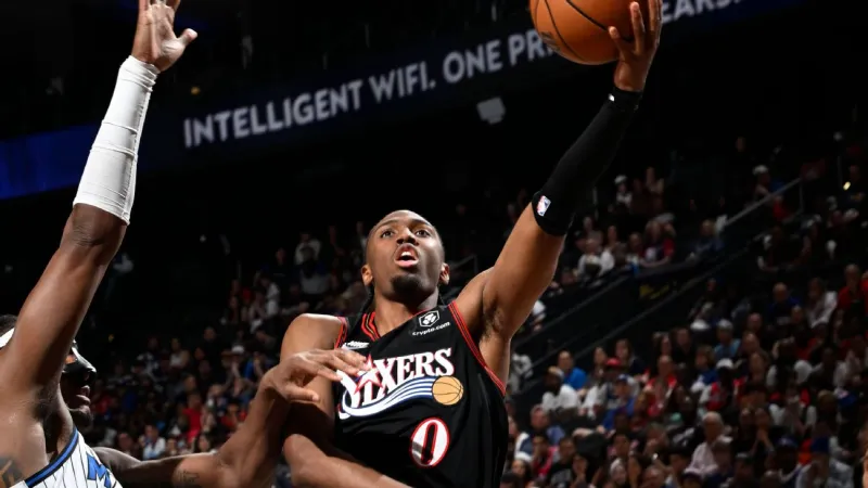 Maxey scores 31 to lead Sixers past Magic for East's No. 7 seed