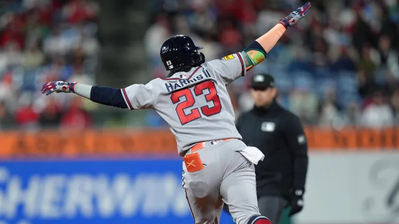 Michael Harris II leads surging Braves past slumping Phillies 4-2 f...