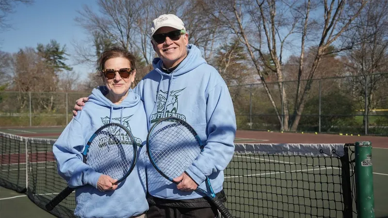 Husband and wife team up to coach tennis for over 25 years