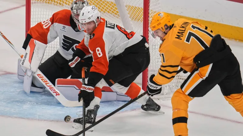 Flyers defeat Penguins to take 2-0 lead in series