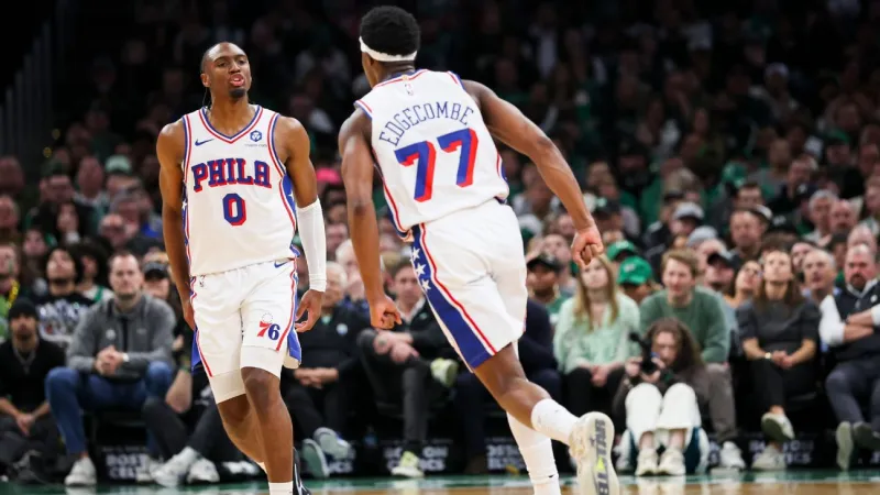 76ers' VJ Edgecombe, Tyrese Maxey power Game 2 win vs. Celtics
