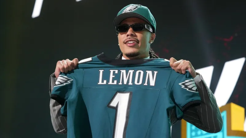 NFL Draft: Eagles trade up to select WR Makai Lemon in first round