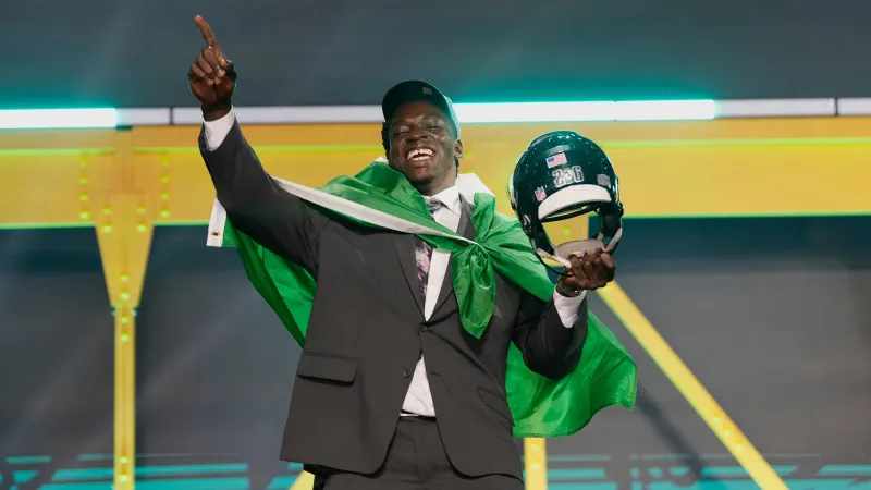 Meet the Eagles' final NFL Draft pick from Nigeria