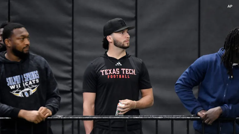Texas Tech QB Brendan Sorsby to enter gambling addiction program
