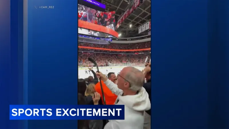 Flyers fan recalls catching Cam York's stick following OT win