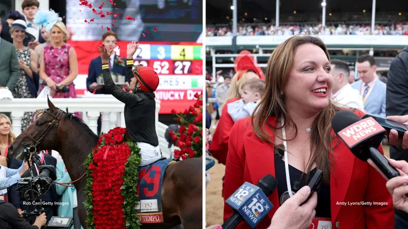 Golden Tempo wins Kentucky Derby, with 1st woman ever to train winner