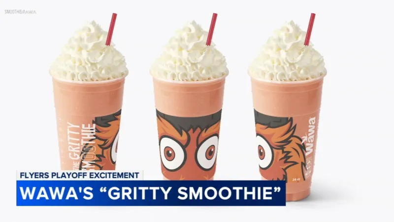 Wawa Debuts 'Gritty Smoothie' in Philadelphiaarea stores