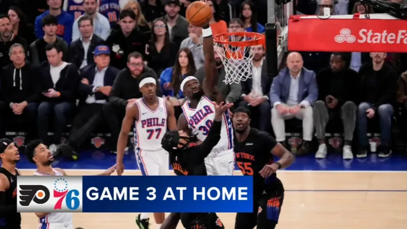 Flyers, Sixers return home down 2-0 in second round of playoffs