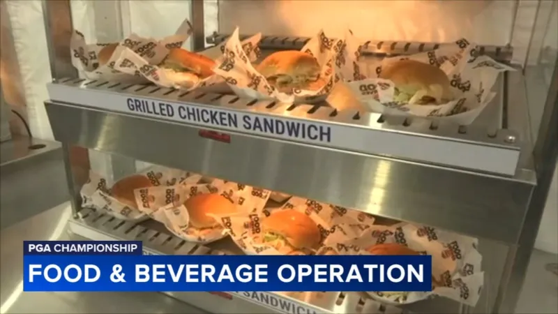 Aronimink previews food options for PGA Championship
