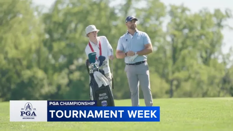 18yearold Philly caddie joins Braden Shattuck at PGA Championship
