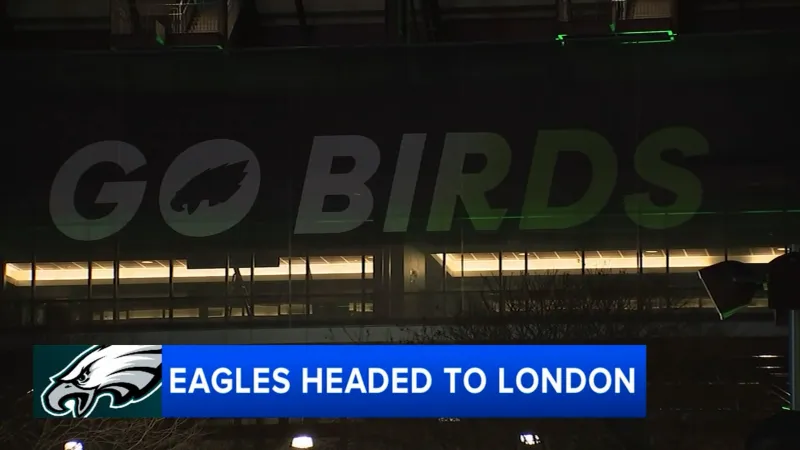 Fans, businesses already preparing for Eagles game in London