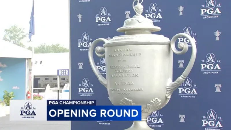 Opening rounds of PGA Championship tee off in Newtown Square