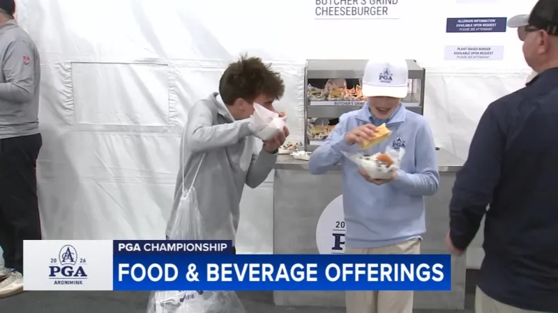 PGA Championship food operation gears up to feed thousands of fans