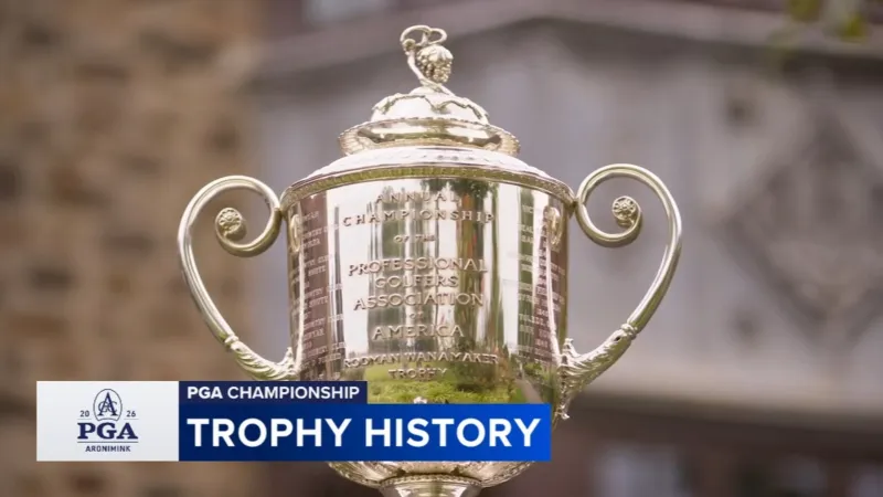 Wanamaker Trophy returns home as PGA Championship begins at Aronimink