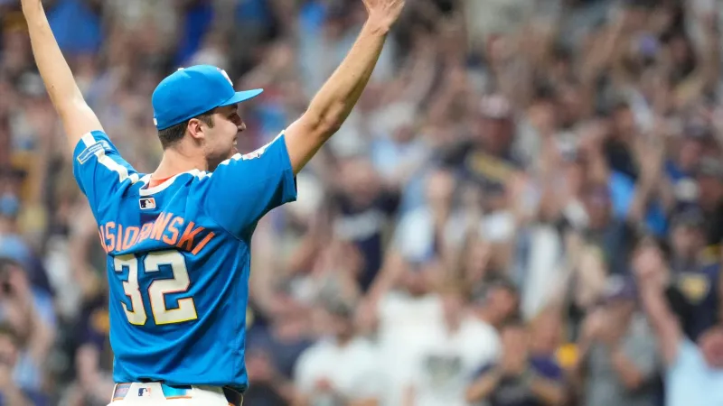 Misiorowski strikes out 15 in complete-game 1-hitter as Brewers bea...