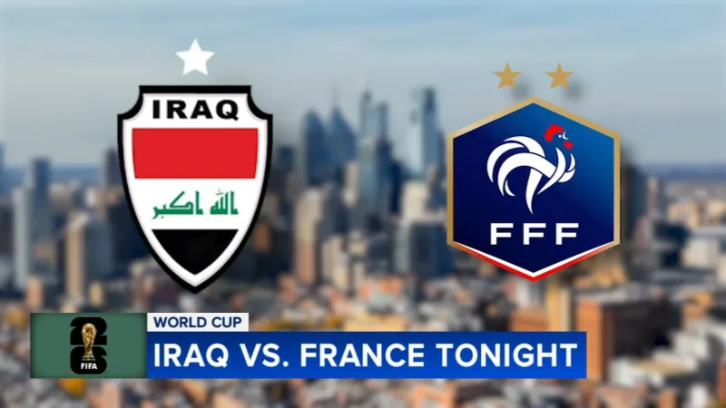 Fans in Philly cheer for Iraq and France ahead of World Cup match