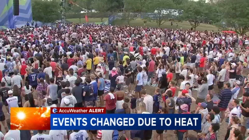 Heat doesn't stop crowds from packing FIFA Fan Fest to watch USMNT