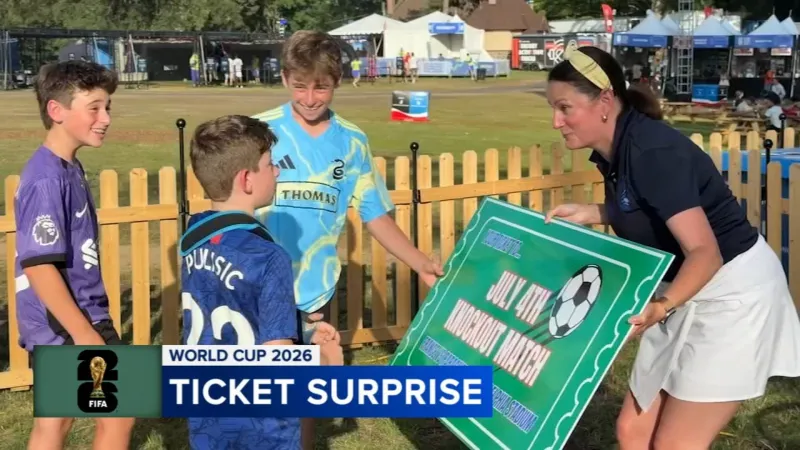 Young soccer fan surprised with tickets to World Cup match in Philly