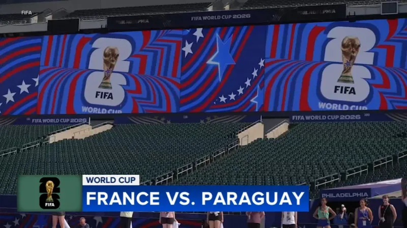 Paraguay, France fans gather ahead of Philly's final World Cup match