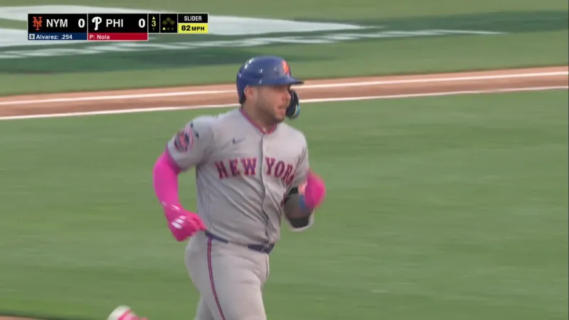 Francisco Alvarez homers twice as Mets beat Phillies 4-1 under smok...