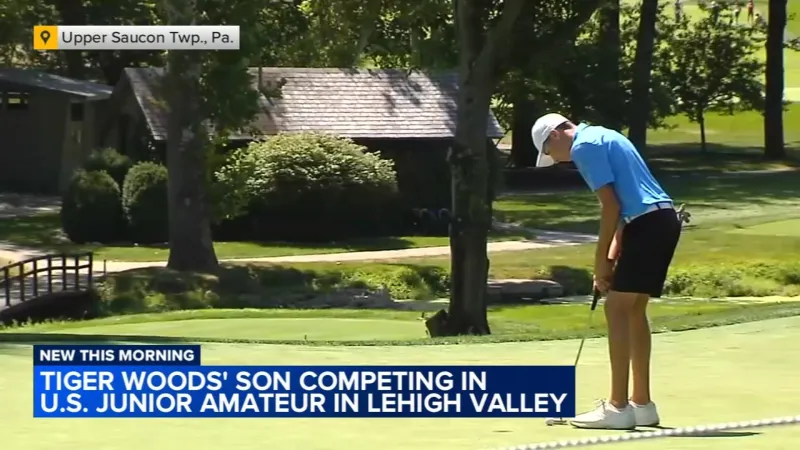 Tiger Woods' son competing in US Junior Amateur in Lehigh Valley