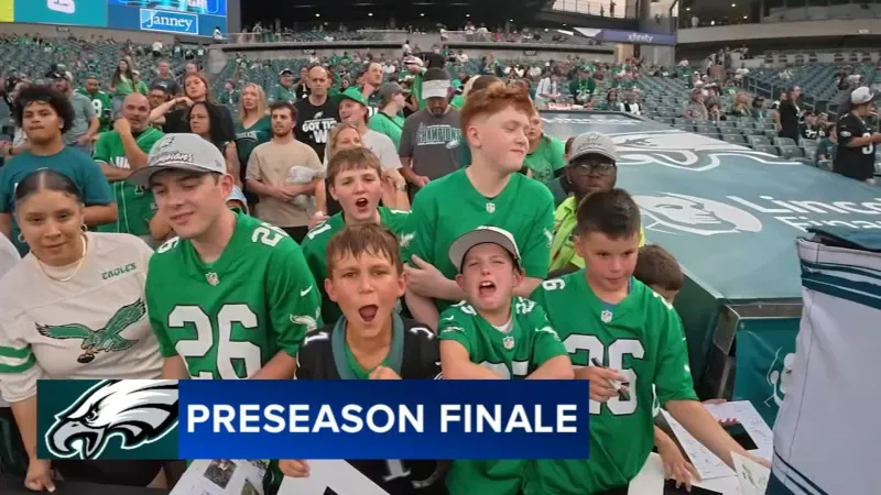 Eagles fans return to South Philly tailgates for final preseason game