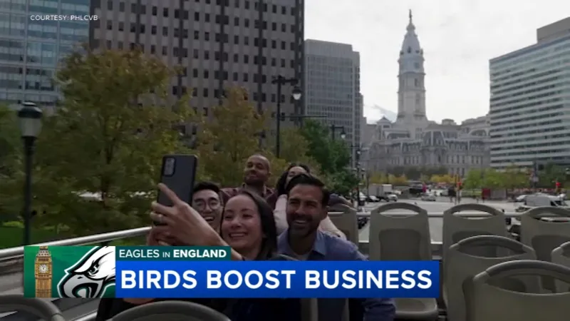 Eagles' London trip doubles as Philadelphia tourism opportunity