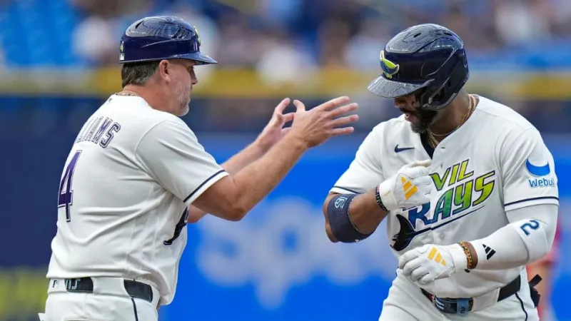 Yandy Daz hits two home runs as the Rays beat the Angels 8-5