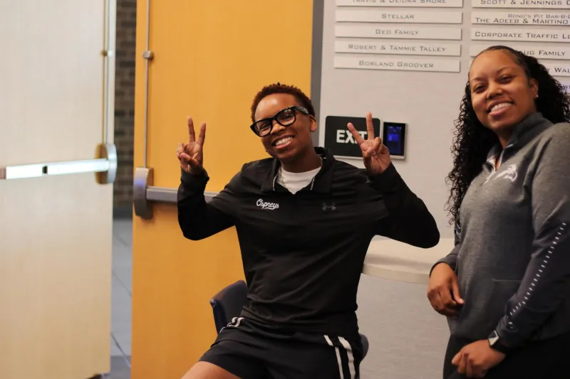 Assistant Coach Jayla Adams reflects on past year, former career
