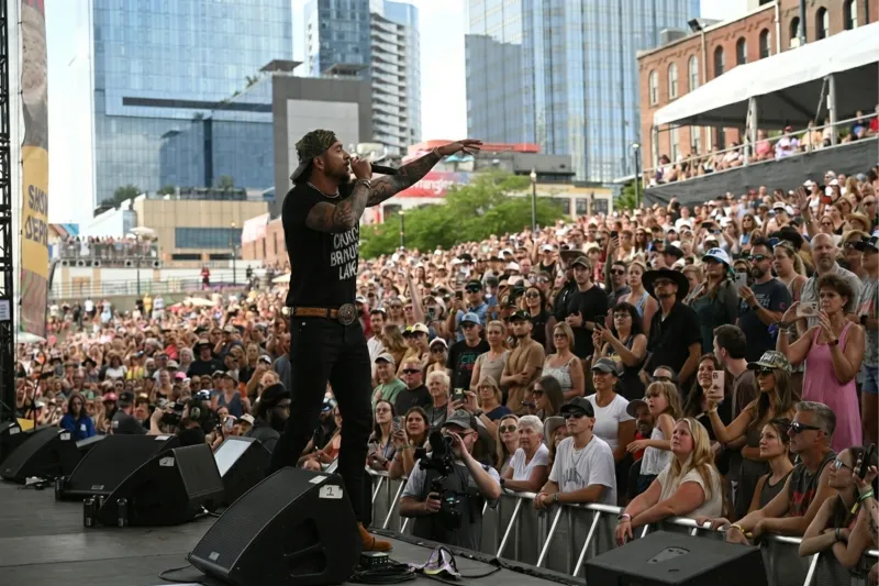 Brandon Lake's CMA Fest Cowboy Church Drew a Massive Crowd - and a Few Surprise Guests