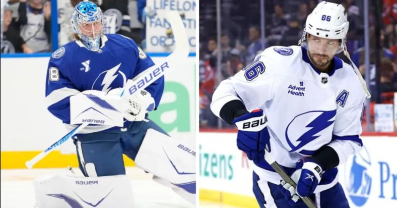 Nikita Kucherov and Andrei Vasilevskiy named to NHL First All-Star Team